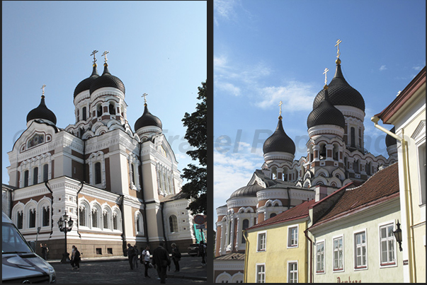 The Alexander Nevsky Orthodox Cathedral on Toompea Hill The Alexander Nevsky Orthodox Cathedral on Toompea Hill