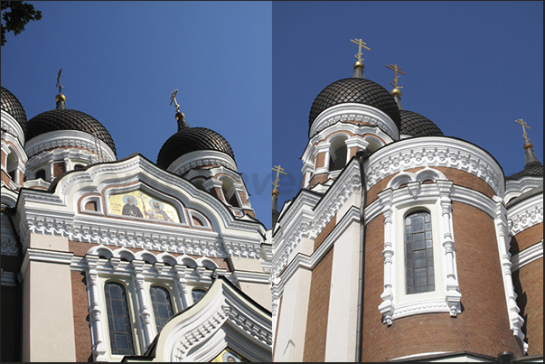 The Alexander Nevsky Orthodox Cathedral on Toompea Hill The Alexander Nevsky Orthodox Cathedral on Toompea Hill