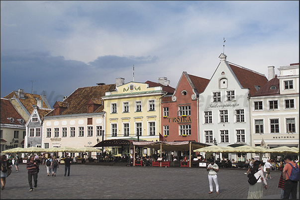 Palaces around Town Hall square