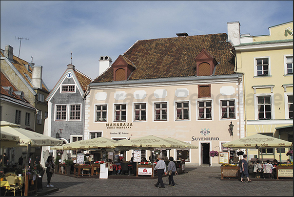 Palaces around Town Hall square