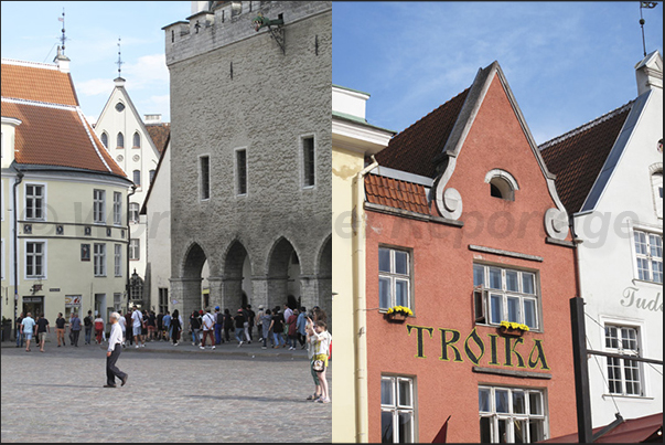 Palaces around Town Hall square