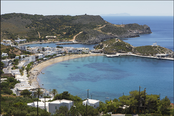 The village and the bay of Kapsali on the southern tip of the island The village and the bay of Kapsali on the southern tip of the island