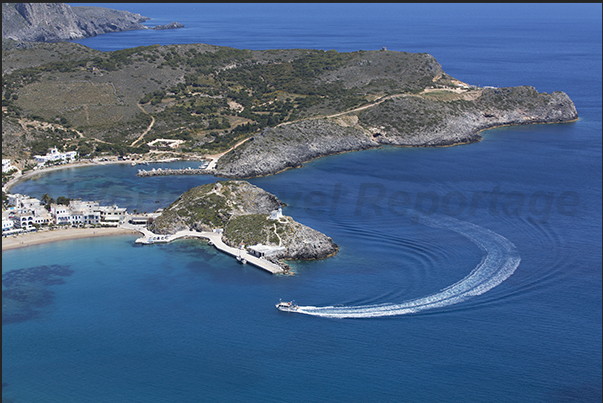 The village and the bay of Kapsali on the southern tip of the island The village and the bay of Kapsali on the southern tip of the island