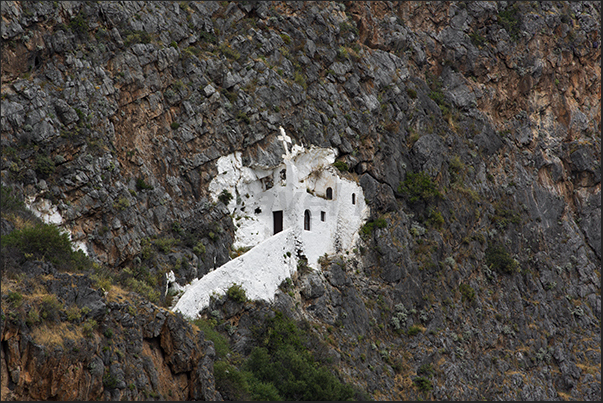 The monastery of Agios Ioannis above the village of Kapsali The monastery of Agios Ioannis above the village of Kapsali