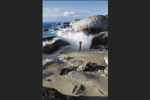 Virgin Gorda Island. The Bath Park Virgin Gorda Island. The Bath Park