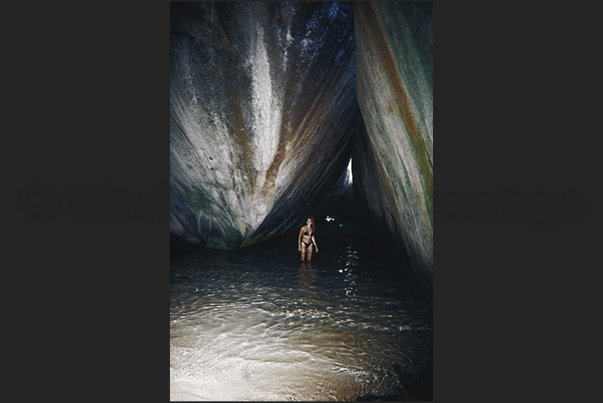 Virgin Gorda Island. The great rocks of The Bath Virgin Gorda Island. The great rocks of The Bath