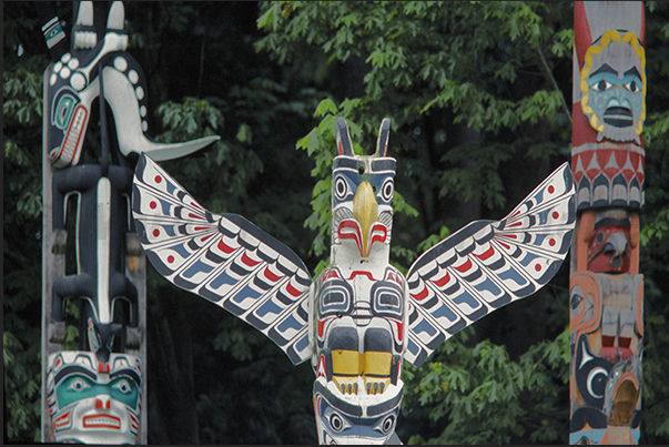 In the Indian Cultural Centre in Duncan, you know the culture of the tribes who lived on the island before the arrival of settlers