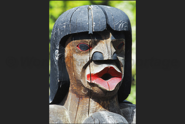 In the Indian Cultural Centre of Duncan, is possible to know the meanings of figures represented on the totems In the Indian Cultural Centre of Duncan, is possible to know the meanings of figures represented on the totems