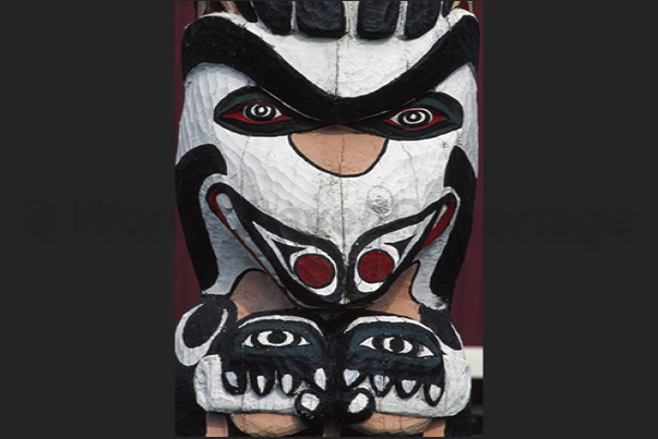 In the Indian Cultural Centre of Duncan, is possible to know the meanings of figures represented on the totems In the Indian Cultural Centre of Duncan, is possible to know the meanings of figures represented on the totems