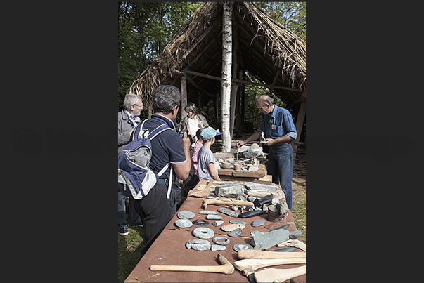 Villarbasse. Experimentation field. The laboratory to cutting and to drilling the stones