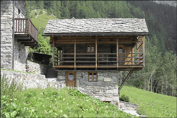 Village of Gruba (1550 m). Alpine architecture Village of Gruba (1550 m). Alpine architecture
