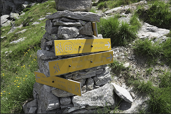 The trails have clear informations on the direction, distance and time needed to reach the goal The trails have clear informations on the direction, distance and time needed to reach the goal