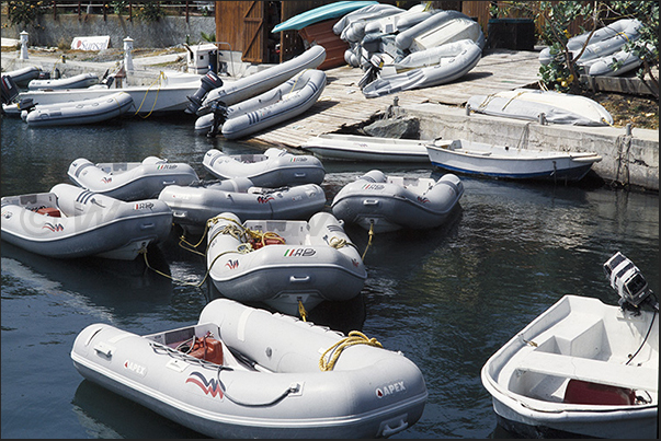 The Marina of Ance Marcel, northeast coast. One of the most important nautical charter bases. Rental boats tenders