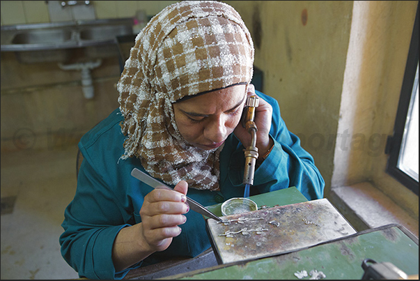 Dana village. Silver Workshop and Jewelery Crafts