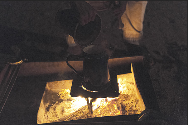 In the tents you can enjoy the excellent tea In the tents you can enjoy the excellent tea