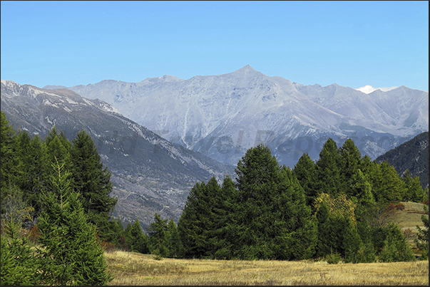 Before returning to the Alvorada base camp, a last glance at the Susa Valley and Mount Rocciamelone (3538 m)