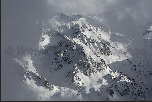 Mountains in front of the Pic du Midi de Bigorre