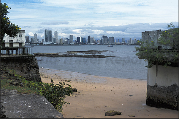 The Skyline of Panama City seen from the Old Town The Skyline of Panama City seen from the Old Town