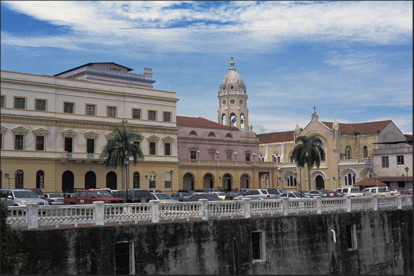 Panama La Vieja (The Old Town). The seafront