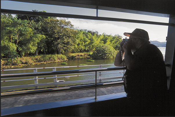 Panama Canal Railway from Panama City to Colon.