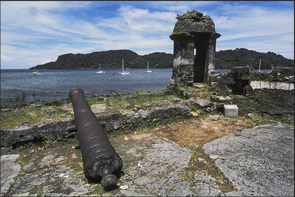 Portobello District. The ancient fortress was one of the first settlement settlers on the Atlantic coast.