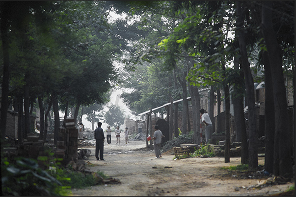 Farmer Village near Zhengzhou town