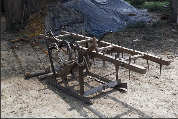 Plow and tools tosow iron and wood Plow and tools tosow iron and wood