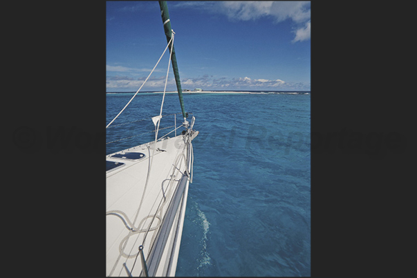 Sandy Cay, a sandbank in the north side of the island of Anguilla