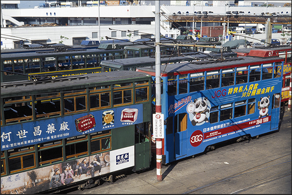 Deposit of Ding-dings, the historical trams that, already in 1920, crossed the city