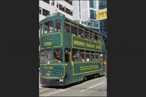 Traveling on the trams