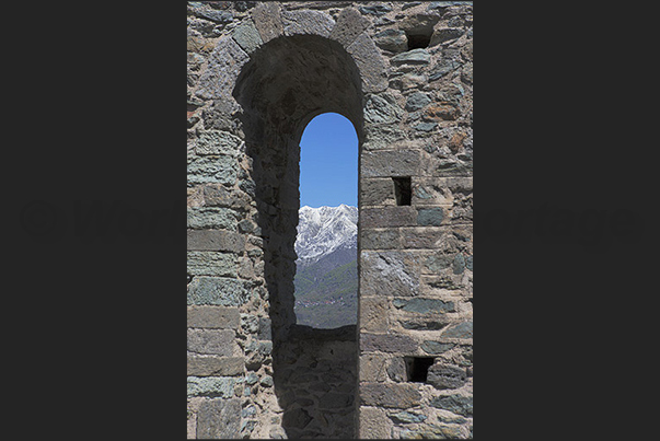 Panorama from the windows of the ancient castle Panorama from the windows of the ancient castle
