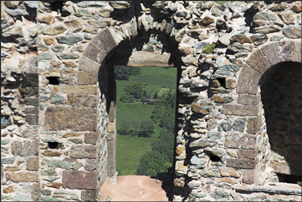 Panorama from the windows of the ancient castle