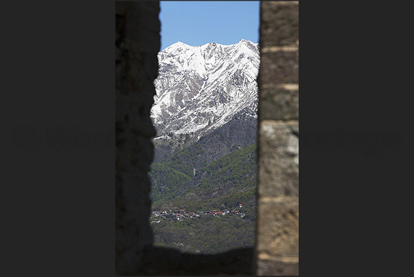 Panorama from the windows of the ancient castle