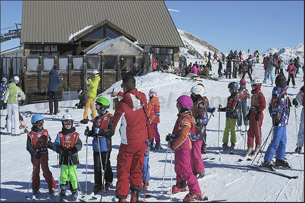 The restaurant on the top of Mount Mayt (2580 m)