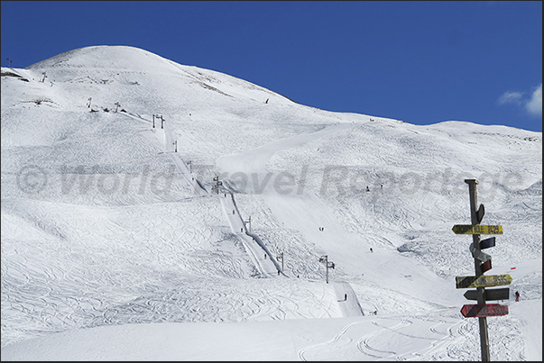 Connection facilities between the slopes of Vars and Risoul