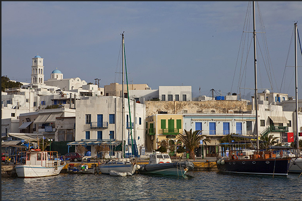 Seafront of Adamantas Port