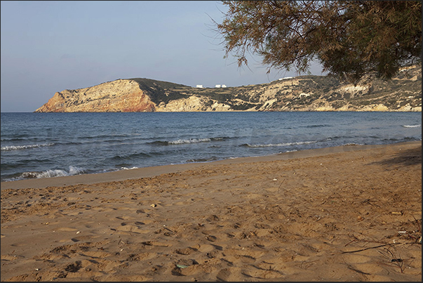 Provatas beach, south coast of the island Provatas beach, south coast of the island