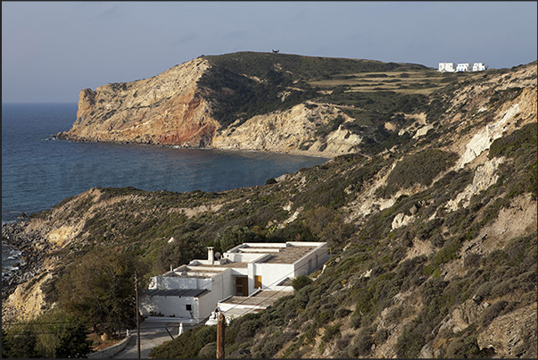 Cliffs of the south west coast of the island