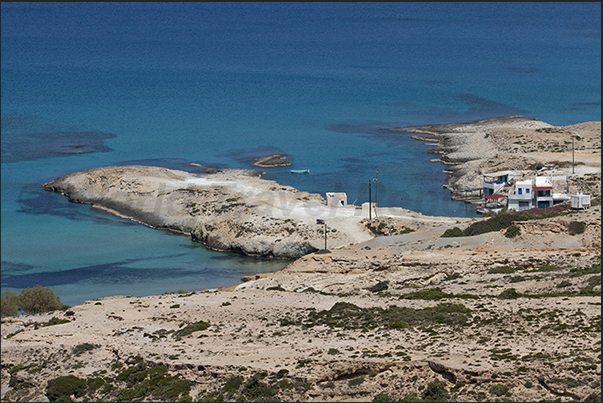 The small fishing port of Mytacas in the north coast The small fishing port of Mytacas in the north coast
