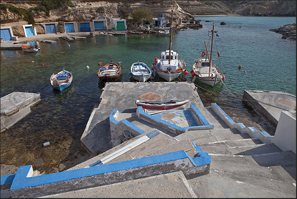 Fishing port of Mandrakia Fishing port of Mandrakia