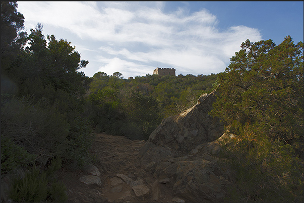 Estissac fortress on the north coast Estissac fortress on the north coast