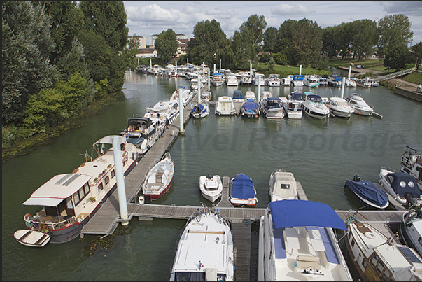 Chalon sur Saône. The river port Chalon sur Saône. The river port