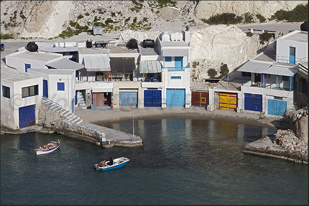 Firopotamos Bay. The fishermen village