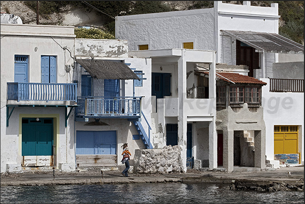 Fishermen houses of Klima