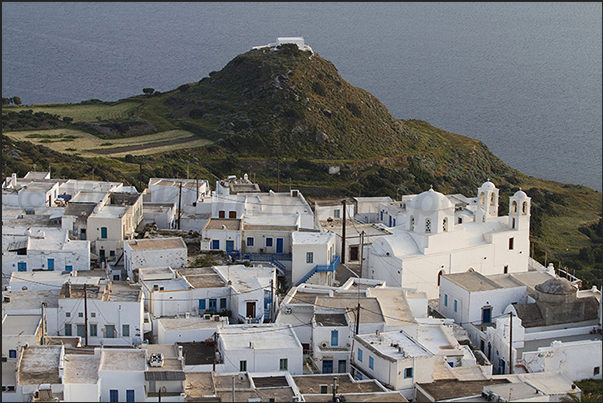 Plaka, the capital of the island