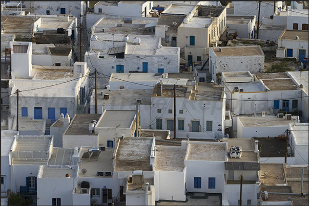 Plaka, capital of the island