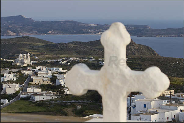 Plaka, capital of the island