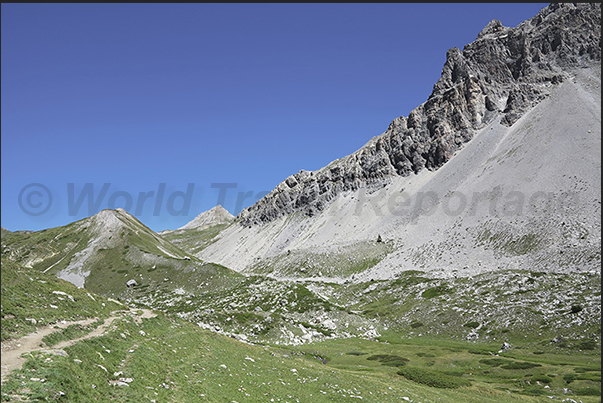 The mountains on the French border