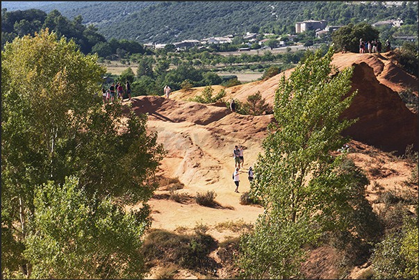 Leaving Provencal Canyon, you reach the village of Rustrel to taste typical Provencal products Leaving Provencal Canyon, you reach the village of Rustrel to taste typical Provencal products