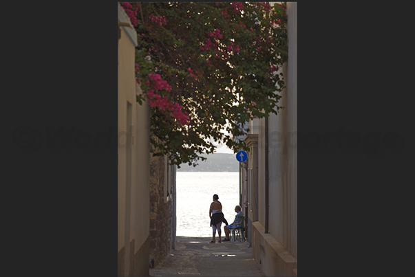 Saint Antioco Island, alleys of Calasetta